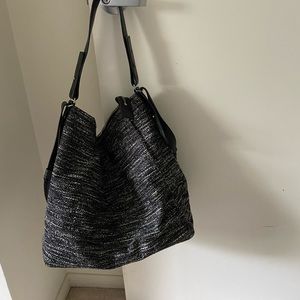 All Saints Tweed Kita Tote Handbag